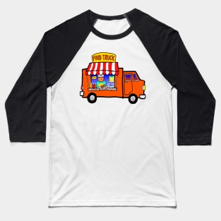 Street Food Truck Baseball T-Shirt